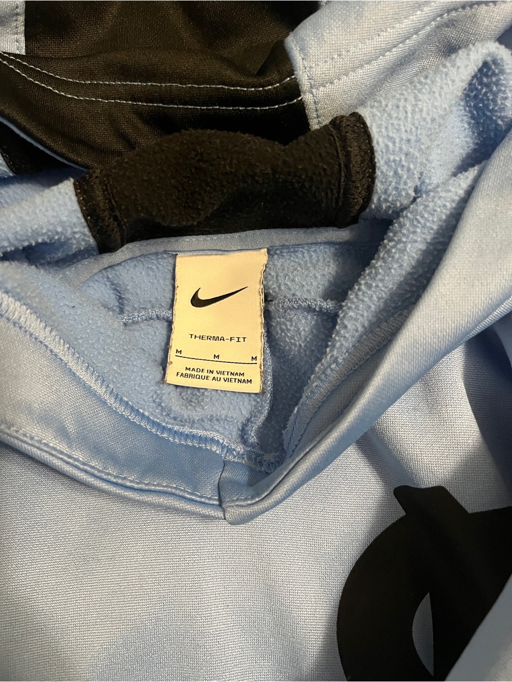 Nike Jordan UNC Tar Heels Therma-FIT Hoodie Men’s Medium Blue Pullover - Picture 3 of 7